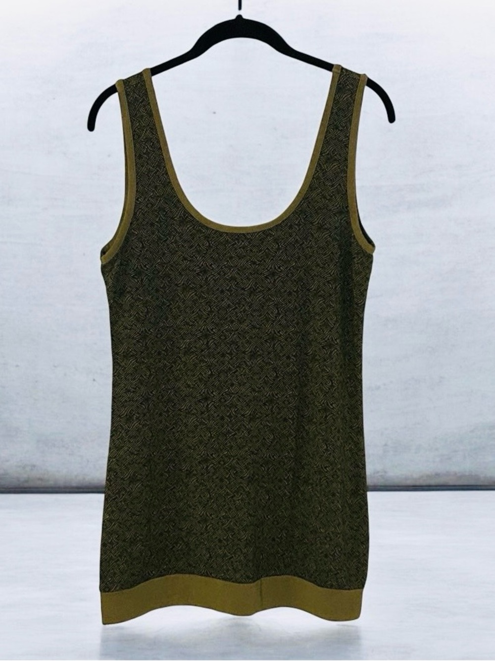 Nomads Hemp Wear Tank Top L Bamboo Organic Cotton Olive Green Yoga Size L
